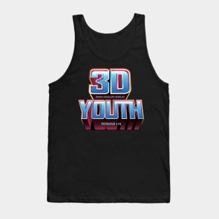 3D YOUTH - Draw, Develop, Display - Romans 1:16 Tank Top